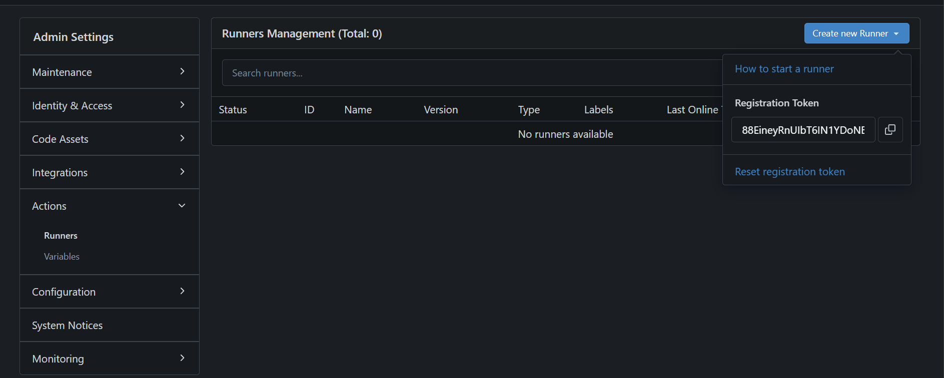 Create Token
