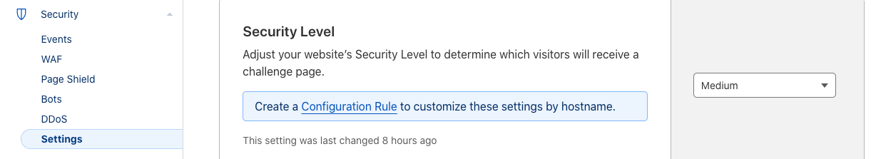 Security Level