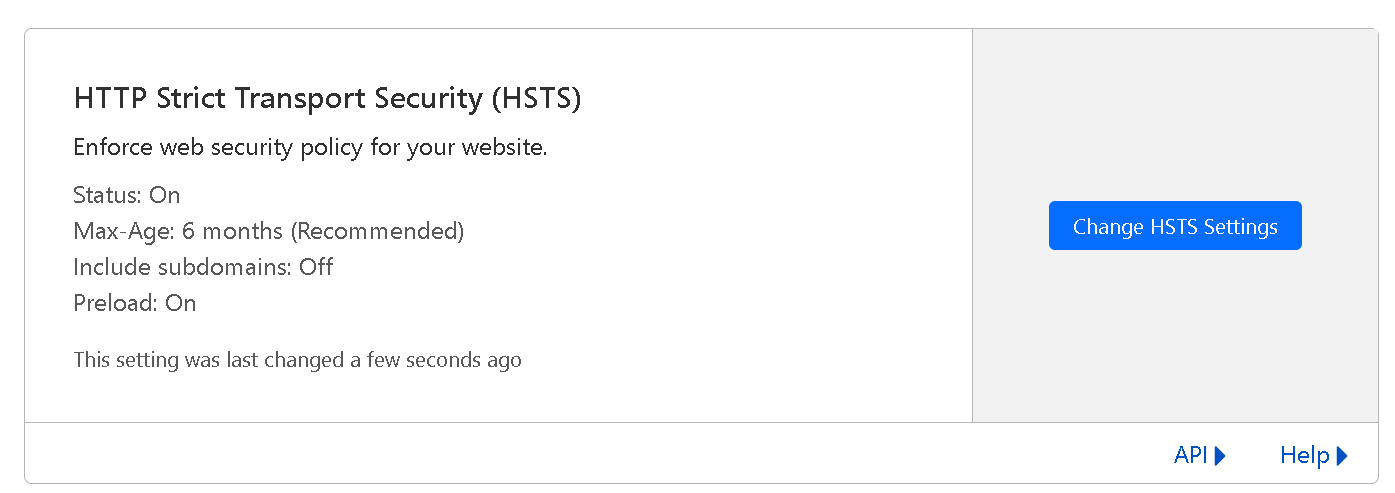 HTTP Strict Transport Security
